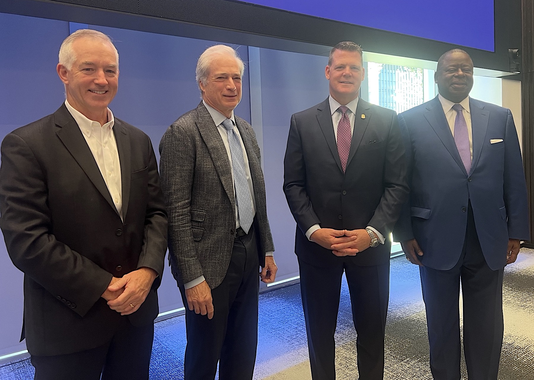 Breakfast Forum with Deputy Director Ronald L. Rowe (center right).  Joined by CCC Board Member Rady Johnson (far left), President Richard Aborn (center left) and Chairperson Lewis Rice (far left).